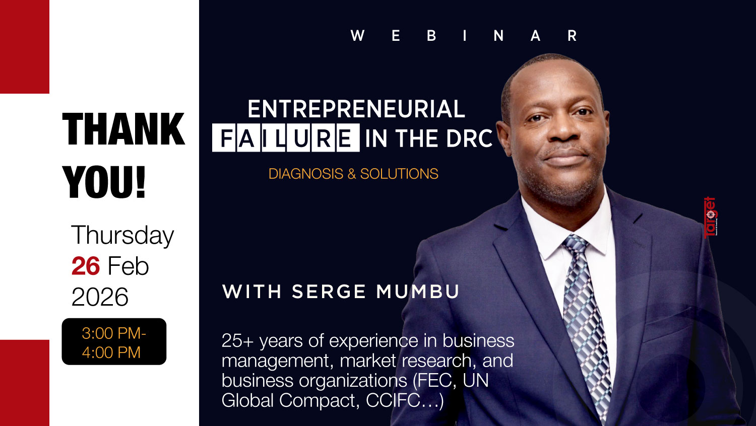 Target Sarl’s Exclusive Webinar on Endtrepreneurial Failure in the DRC
